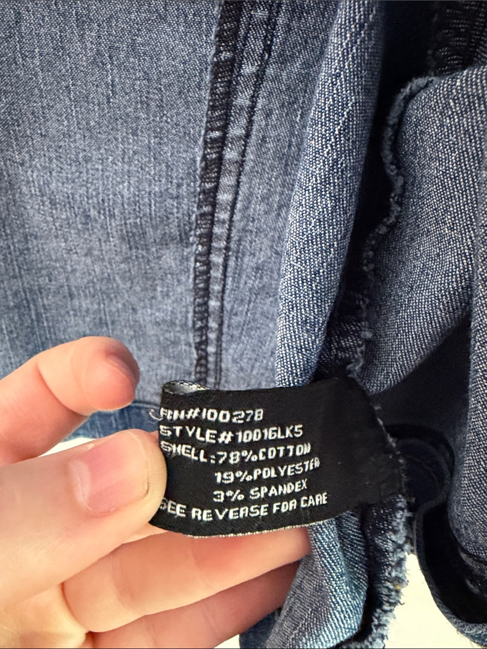 Last Kiss Y2K Indie Cropped OpenFront Denim Jacket XL Ruched Sleeves Alternative - Picture 11 of 15